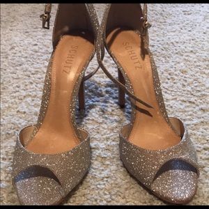 Schutz heels gold